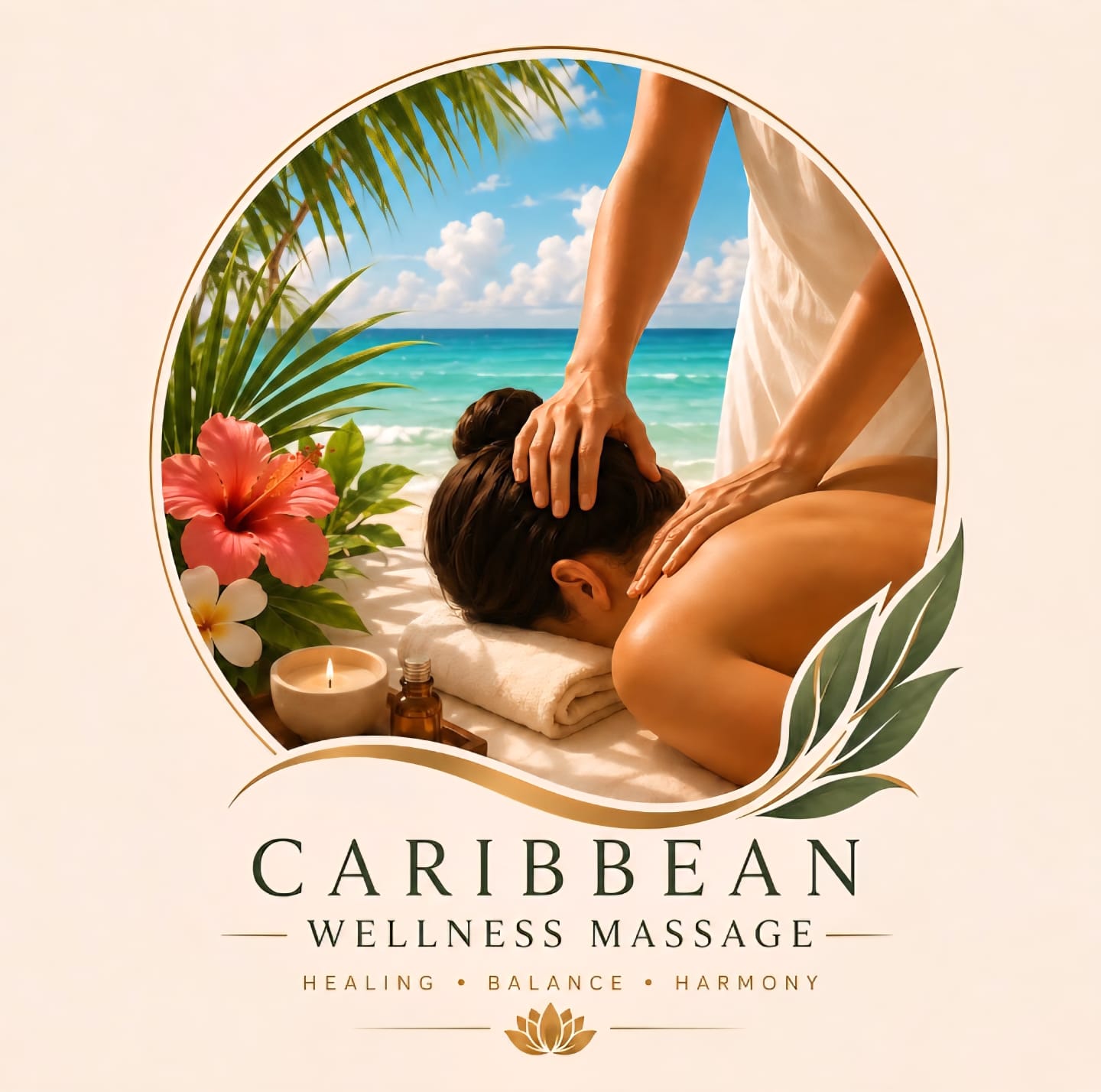 Caribbean Wellness Massage logo